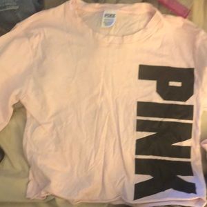 Pink crop shirt